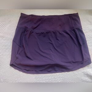 Athleta Deep Purple Run With It Skort- Medium